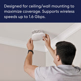 Amazon eero PoE 6 Dual-Band Wi-Fi 6 Access Point, Ceiling/Wall Mountable